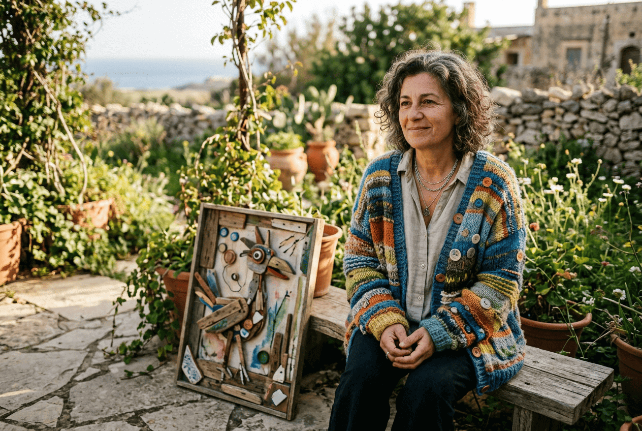 Andrea Vella Borg's Wife Julia on Discovering Outsider Art and Why It Changed How They Both Think About Style